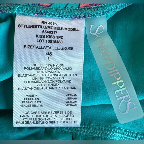 NEW w/Tags Skinnydippers by Miraclesuit Malibu Surplice Wrap One-Piece Swimsuit - Picture 3 of 9